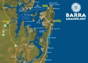 Mapas impressos da Península de Maraú à venda